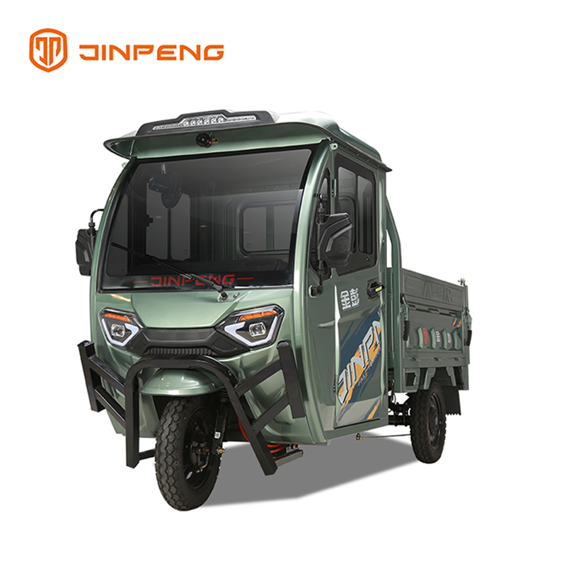 Экологичность и эффективность с помощью электрического грузового трицикла JINPENG